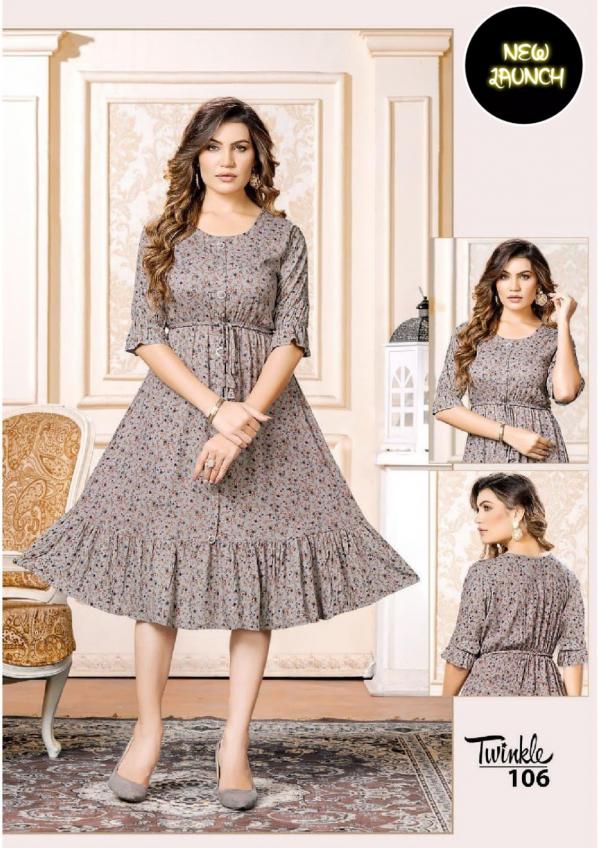 Twinkle Rayon Print Designer Exclusive Kurti Collection